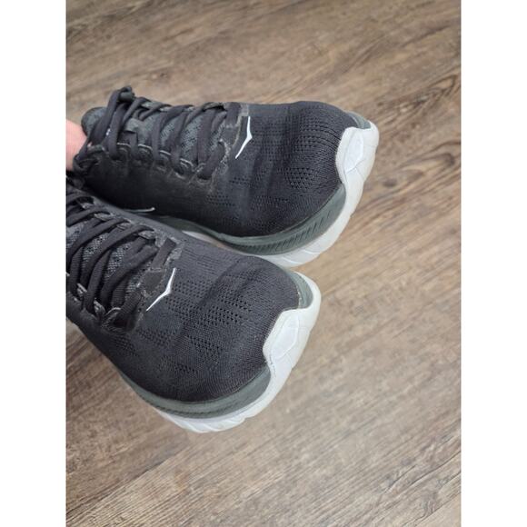 Hoka One One Mach 4 Black White Running Sneakers Shoes Men's Size 8D Wide - Picture 7 of 9